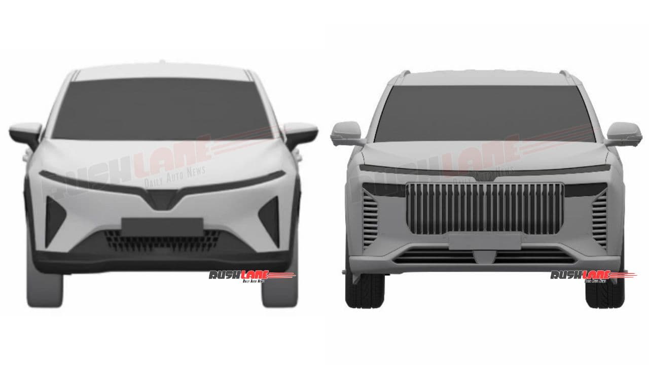 Vinfast Patents VF6 and VF9 Facelift Designs in India, Signalling Potential Entry